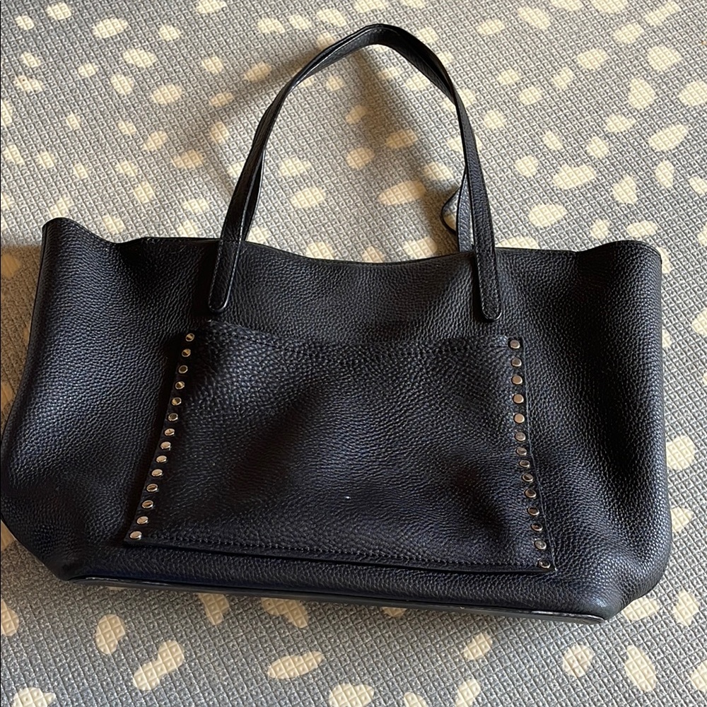 Rebecca Minkoff-  Black Leather Tote Bag
